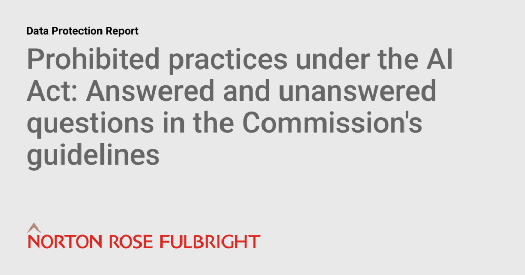 EU AI Act Prohibitions Enacted with Significant Fines for Non-Compliance